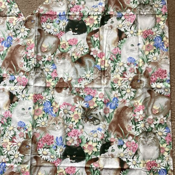 Cat Fabric Cotton Material One Piece Sewing Quilting Cat Lovers Crafts Crafting - Picture 3 of 4